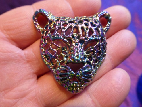 Pendentif panthère laiton - panthère,