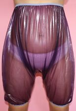 PVC Euroflex Jusqu'aux Genoux Adult Baby Incontinence En Violet Transparent