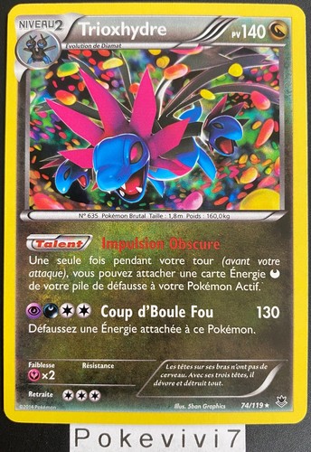Carte pokemon trioxhydre - pokemon,
