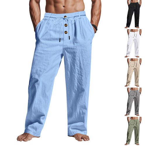 Men casual beach pants - men's,
