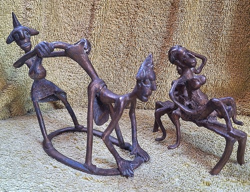 Statues bronze africaines - 2,