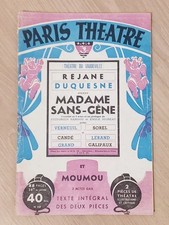 Ancienne revue Paris Théâtre