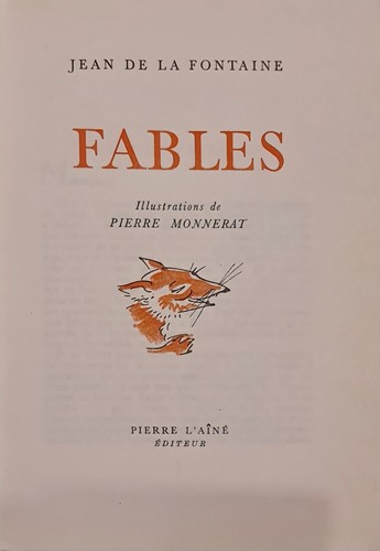 Livre fables jean la - de,