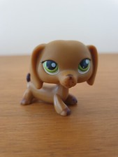 Littlest PET SHOP Authentic dog teckel # 139/307  dachshund chien Hasbro petshop