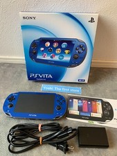 SONY PlayStation PS Vita PCH-1000 ZA04 Sapphire Blue Wi-Fi Boxed Exc