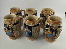 Lot 6 Chopes à bière Vintage