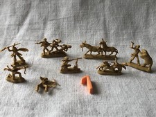 Atlantic: petits soldats, soldiers 1/72, Western Trappeurs & Indians, animals. 1