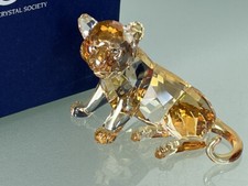 Figurine Swarovski 1016678 cristal ScS jeune tigre 2010. Encre. Boîte et cert...