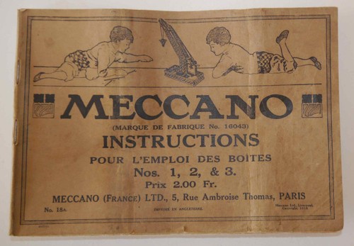 Très ancien catalogue