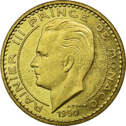 Monnaie monaco 50 francs - monnaie,,