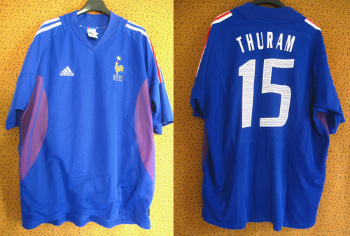 Maillot equipe france 2002 - de,