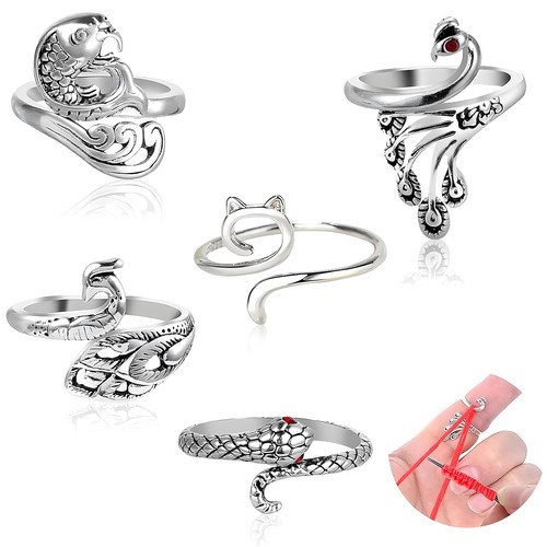 Bague crochet pièces guide - crochet,