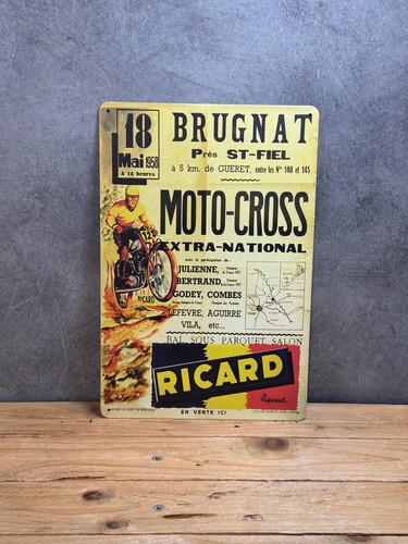 Plaque métal ricard - métal, 872