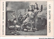 CAR-AASP13-0884 - CIRQUE - LES QUATRE GLADIATEURS - GLADIATEURS MINIATURES DES
