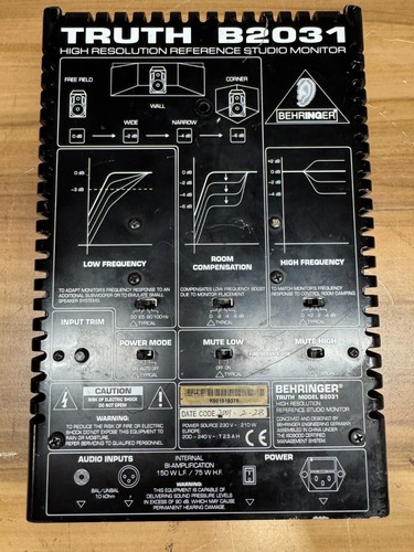Behringer truth b2031 back - behringer,