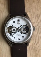 RARE GRANDE MONTRE HOMME DONATI-FIRENZE GERMANY BIG-PILOT MECANIQUE PHASE LUNE