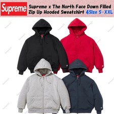 Sweat-shirt à capuche zippé en duvet Supreme x The North Face 4 tailles S-XXL