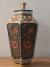 Beau Pot Couvert en Emaux