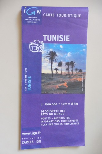Carte routière touristique - et,