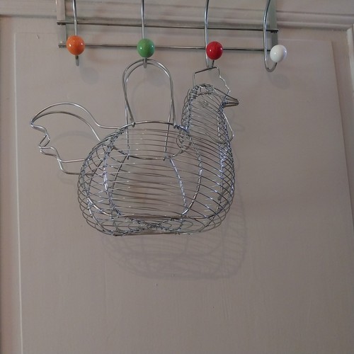 Panier forme poule vintage - poule,