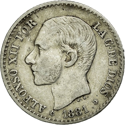 Monnaie espagne alfonso xii - espagne,,