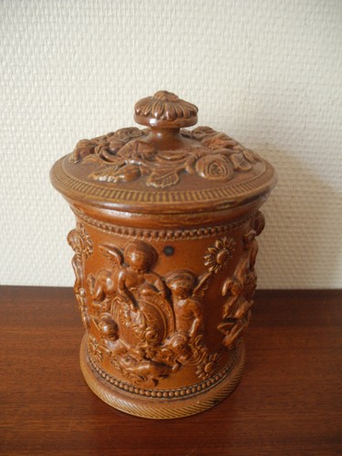 Old tobacco pot - old, sandstone