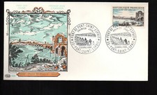 ENVELOPPE 1ER JOUR PAC N° 630 FDC DE 1966 PONT DE PONT SAINT ESPRIT PROVENCE