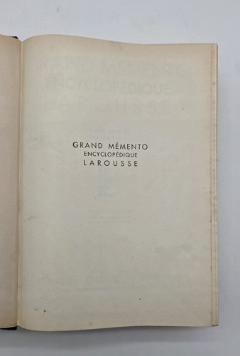 Grand mémento encyclopédique - grand,