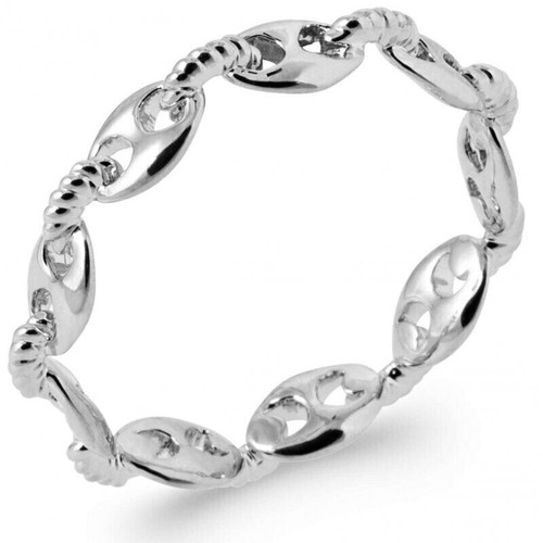 Bague motif grain café - motif, de