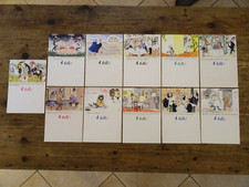 11 anciens Menus publicitaires Laboratoires Le Brun illustrés par Bellus