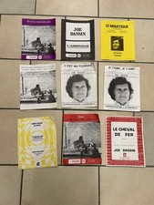 Lot 9 Partitions/ Recueil Chanson vintage JOE DASSIN Collection