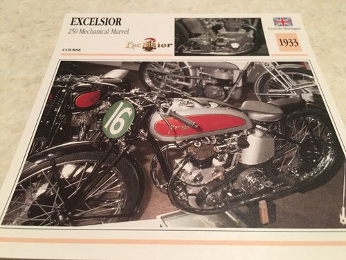 Carte moto excelsior 250 - carte,