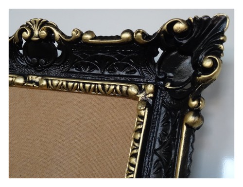 Cadre baroque noir style - cadre,