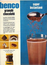 PUBLICITE  1968    BENCO
