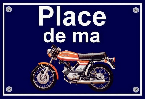Plaque place de ma - ",