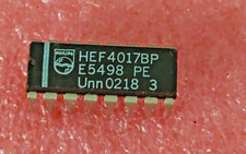 1pcs HEF4017BE Decade Counter with 10 Decoded Outputs DIP16  Philips