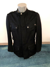 luxueuse parka manteau en laine noire et soie GUCCI taille 46 (S)
