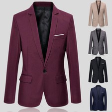 Hommes Costume Blazer Veste