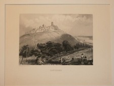 Gravure XIX eme Sancerre par