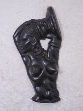 AjLgvy - Décoration Murale Design DDR Figurine Femme Nu - Noir - Vintage - 30 Cm