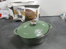 cocotte ovale en fonte Sitram 4 litres model 714135 ( occasion , défaut )