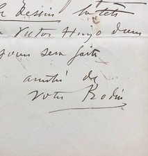 Auguste RODIN - À propos de son buste de Victor Hugo / Sculpture