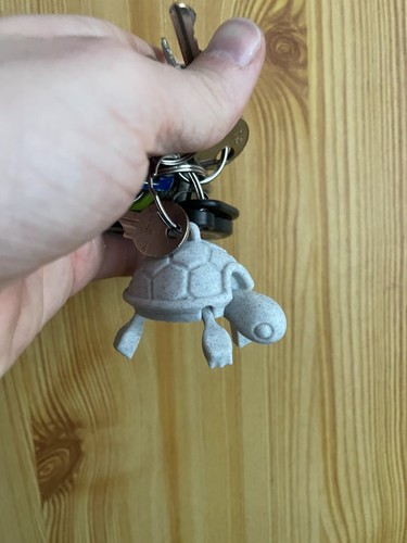 Porte cle tortue - cle, articule