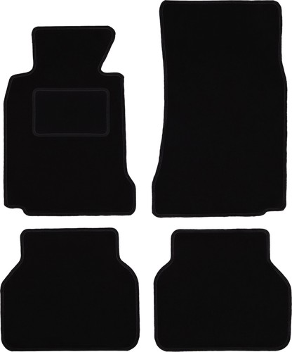Tapis sol velours noir - tapis, de