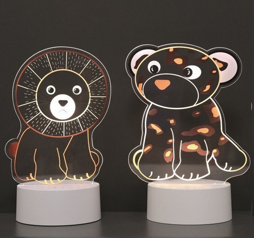 Led acrylique lampe usb - led,