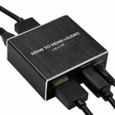 Convertisseur HDMI Audio Extracteur 4K HDMI vers HDMI Optique TOSLINK SPDIF 3.5m
