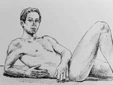 dessin original noir et blanc