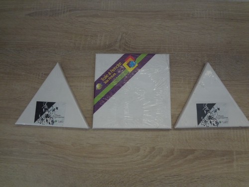 Neuf lot toiles carre et - lot,