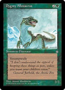 Magic mtg pygmy allosaurus - mtg,