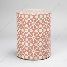 Peach Zellige Bone Inlay Side